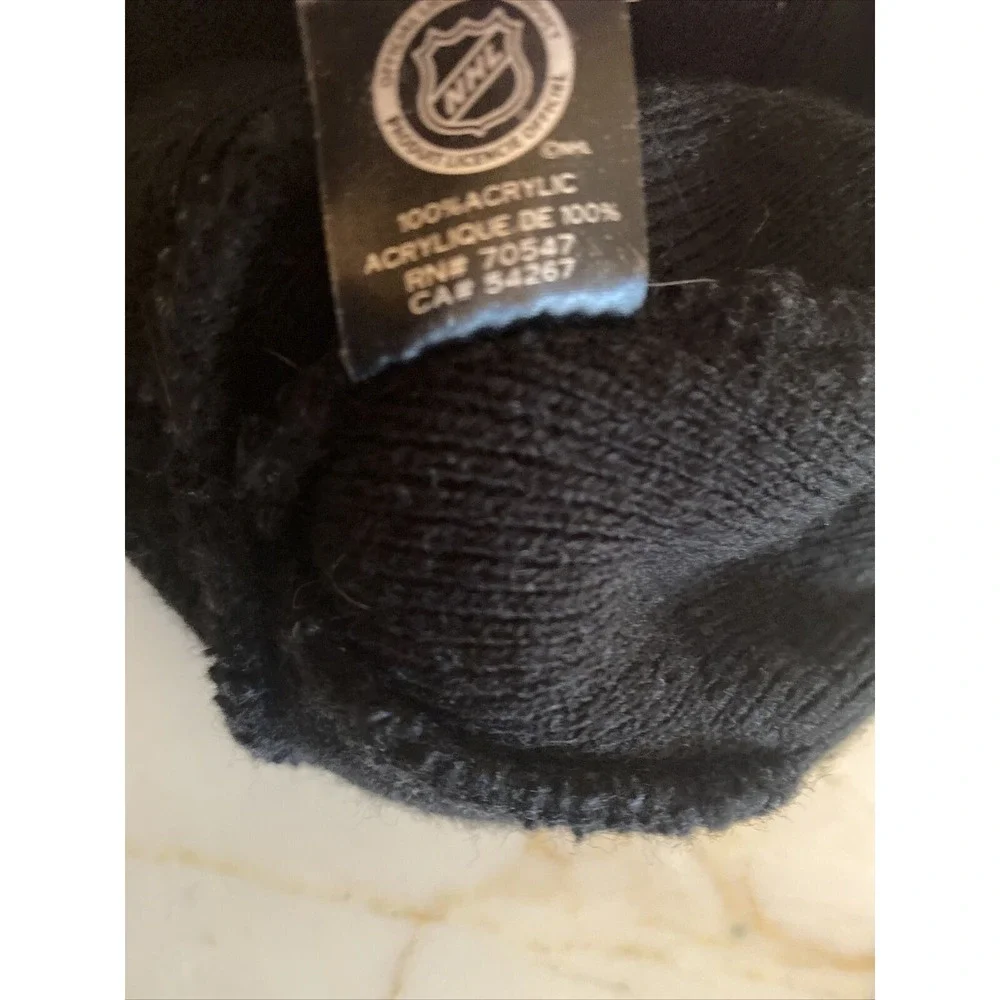 Chicago Blackhawks‎ NHL 47 Brand Knit Beanie Hat With Pom One Size 100% Acrylic